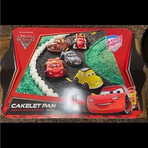 Williams Sonoma Cars Cakelet Pan - Red
